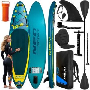 Дошка для SUP Neo-Sport Aquasurf 170203 320×84×15 см — Надійність, Стиль і Контроль на Воді