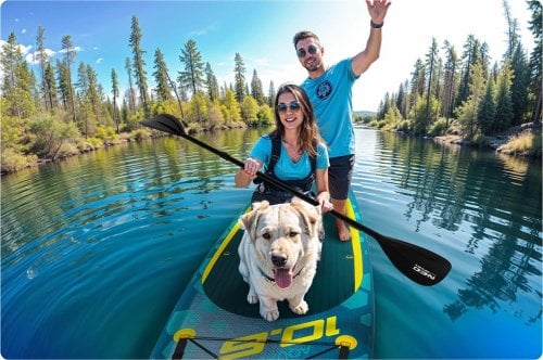 Дошка для SUP Neo-Sport Aquasurf 170203 320×84×15 см — Надійність, Стиль і Контроль на Воді - Зображення 9