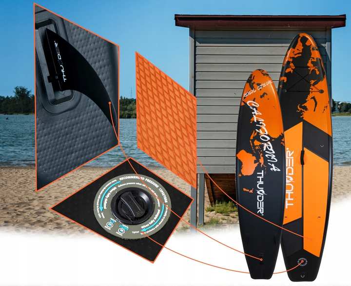 Надувна SUP Дошка Thunder EARTH 365 см — Великогабаритний Формат для Адреналінових Прогулянок - Зображення 3
