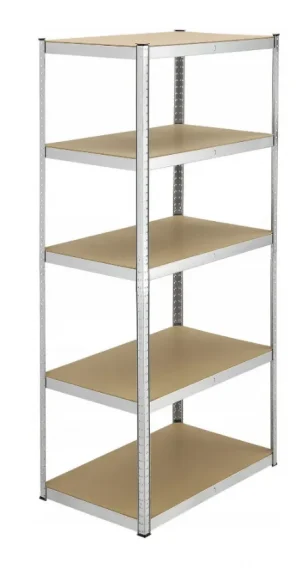 Металевий Складський Стелаж FUNFIT 180×90×40 см — 5 Полиць для Організації Простору