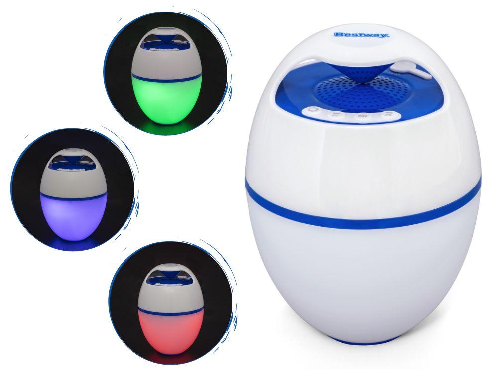 Плаваюча LED Bluetooth Колонка Bestway 58700 — Якісний Звук та Яскраве Світло на Воді - Зображення 3