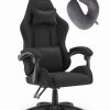 Геймерське Крісло Cabro C500 Black Fabric Чорне Ергономічний Дизайн для Ігор
