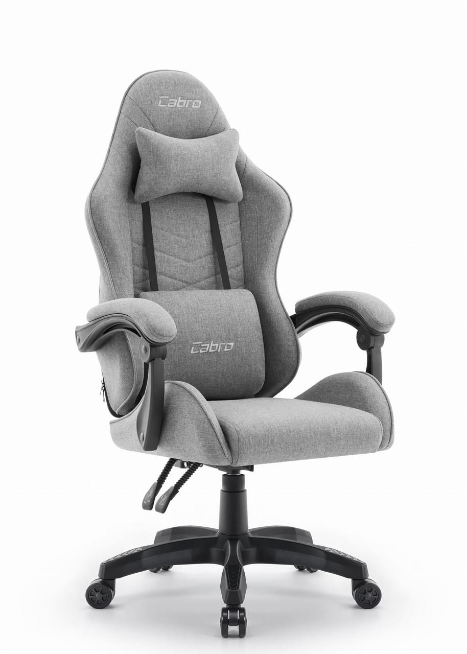 Ігрове Крісло Cabro C500 Fabric Сіро-Чорне Ідеальний Баланс Стилю та Комфорту - Зображення 4