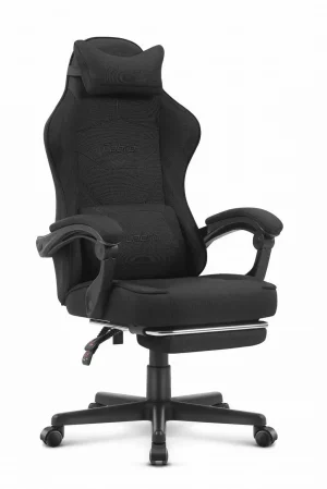 Геймерське Крісло Cabro C502 Black Fabric Чорне Максимальний Комфорт для Геймерів
