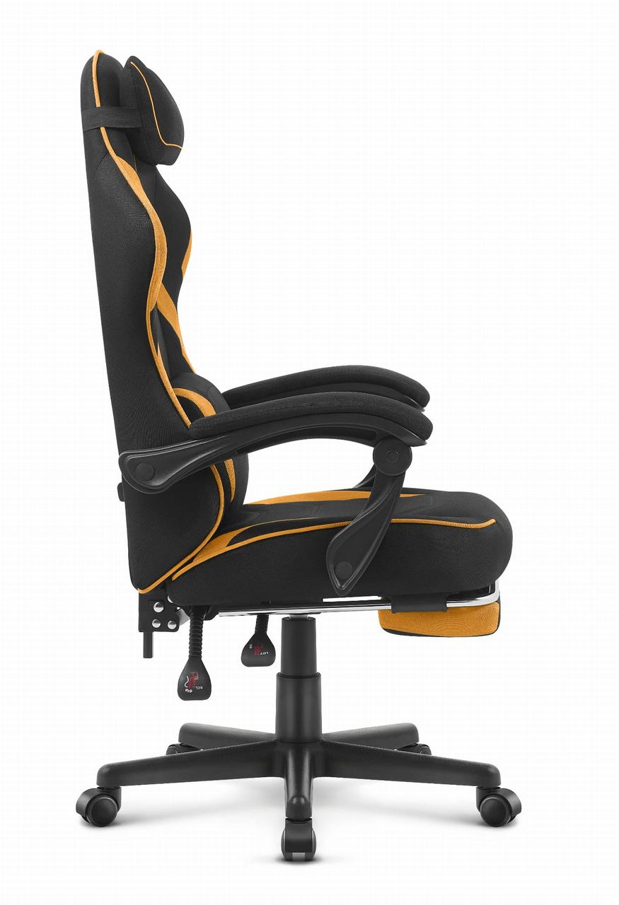 Геймерське Крісло Cabro C502 Fabric Сіро-Чорне Ергономіка та Стиль для Ігор - Зображення 4