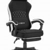 Ігрове Крісло Cabro C503 Black-White Чорно-Біле Елегантність та Зручність