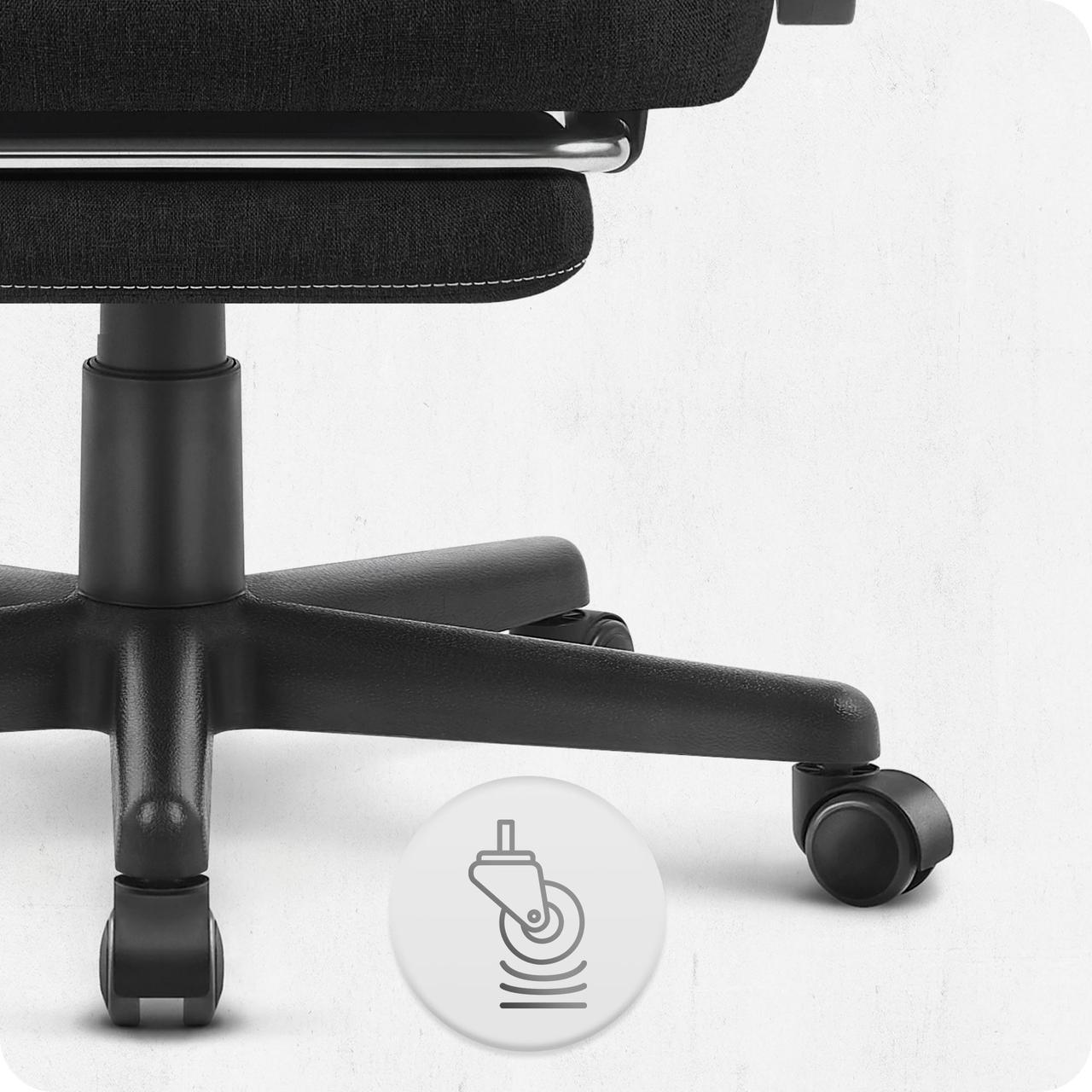 Ігрове Крісло Cabro C503 Black-White Чорно-Біле Елегантність та Зручність - Зображення 8