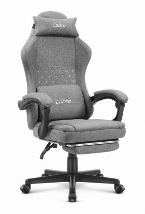 Ігрове Крісло Cabro C503 Fabric Сіре Елегантний Комфорт для Геймерів