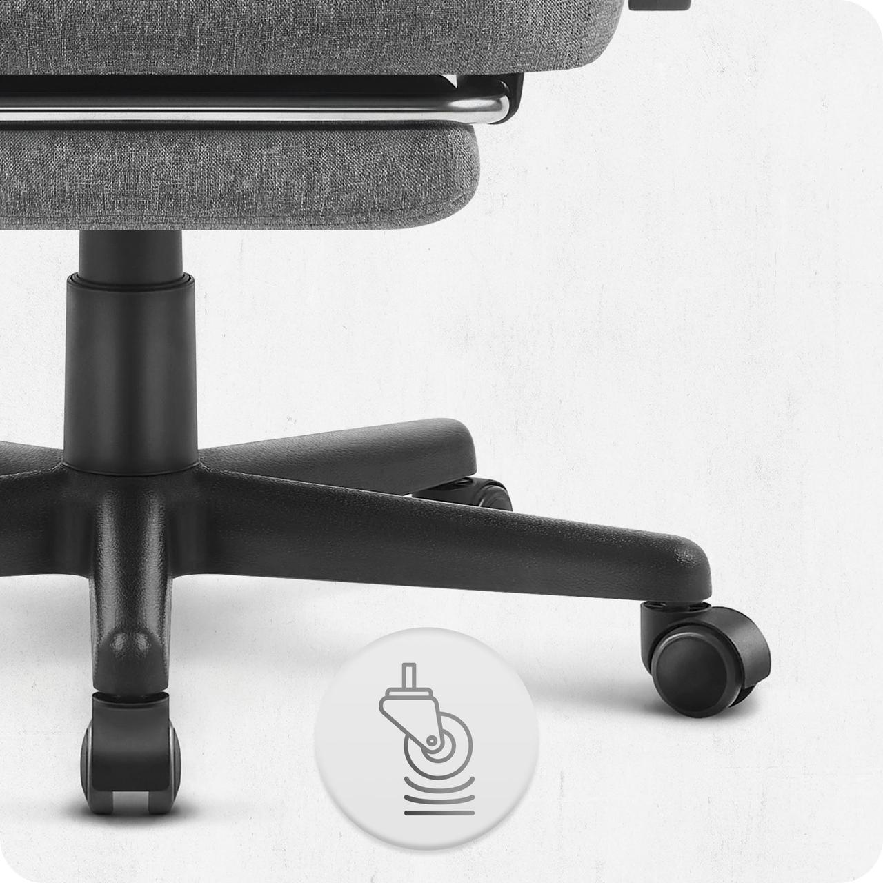 Ігрове Крісло Cabro C503 Fabric Сіре Елегантний Комфорт для Геймерів - Зображення 5