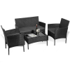 Садові Меблі Ideal Garden SFS010 Чорний — Сучасний Акцент для Зони Відпочинку