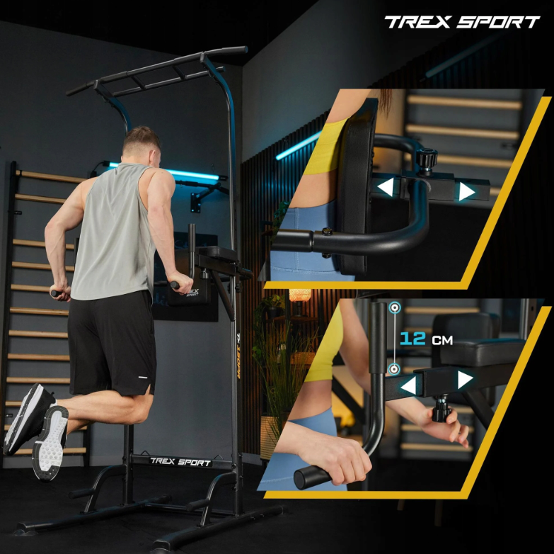 Багатофункціональні Поручні Trex Sport TX-150PR — Штанга та Еспандери для Загального Тренування - Зображення 5