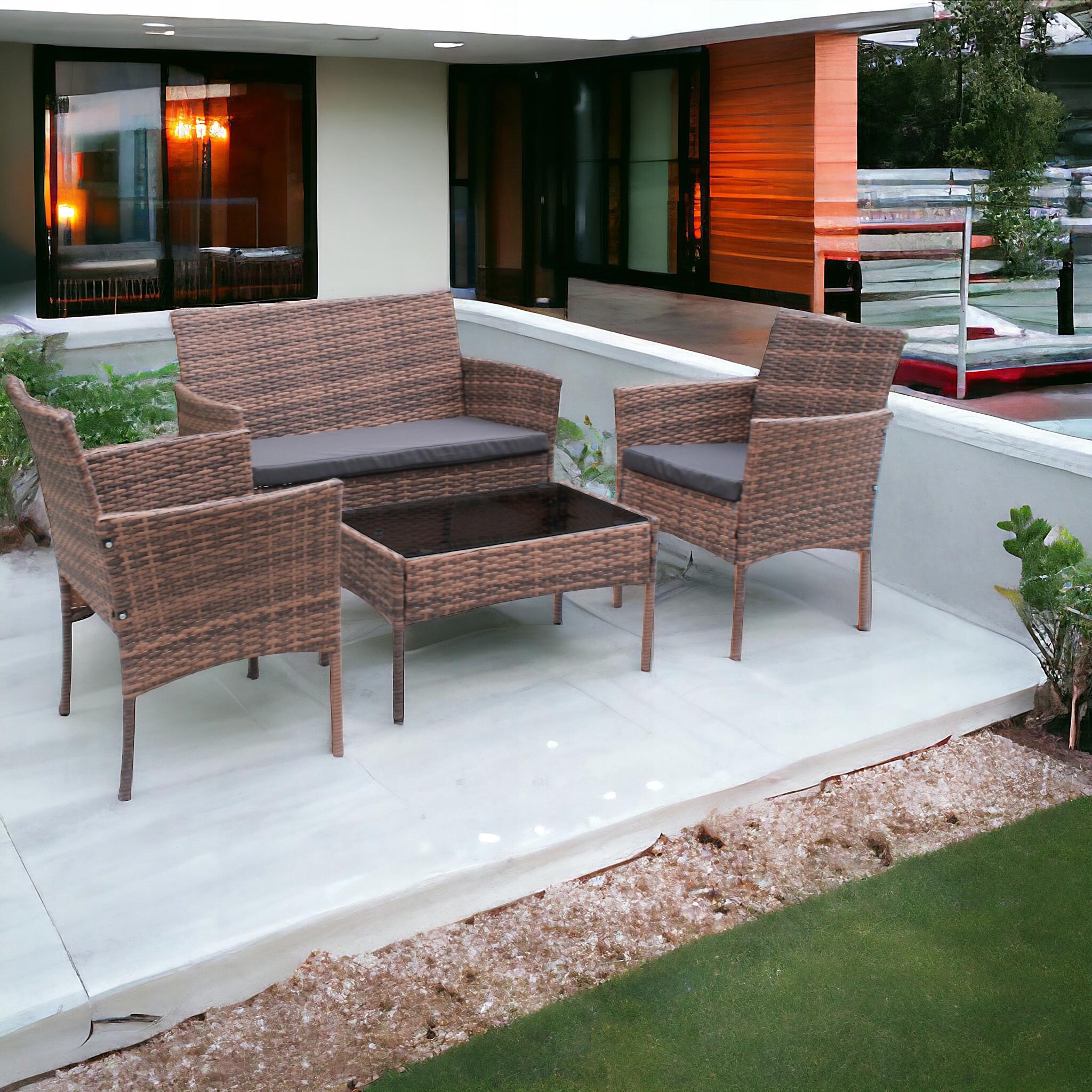 Меблі Ideal Garden SFS010 Світло-Коричневі — Гармонія Комфорту і Природного Дизайну - Зображення 2