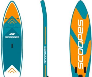 SUP Дошка Scoopes Velo 350 — Надувна із Сидінням, Веслом та Насосом для Ваших Водних Пригод