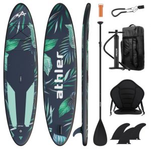 Надувна SUP Дошка 2в1 Athler Miami 70 Green — Стиль, Стабільність і Комфорт на Воді