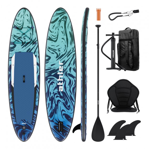 Надувна SUP Дошка 2в1 Athler Sea 70 — Компактна та Міцна для Спорту і Релаксу - Зображення 8
