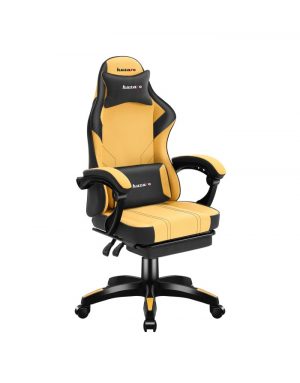Геймерське Крісло Huzaro Force 3.7 Чорно-Жовте Тканинне — Ідеальне Поєднання Стилю і Зручності