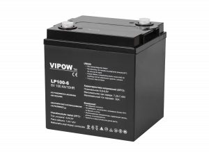 Гелевий Акумулятор Vipow 6В / 100Ah BAT0206 — Спеціальне Живлення для Низьковольтних Систем