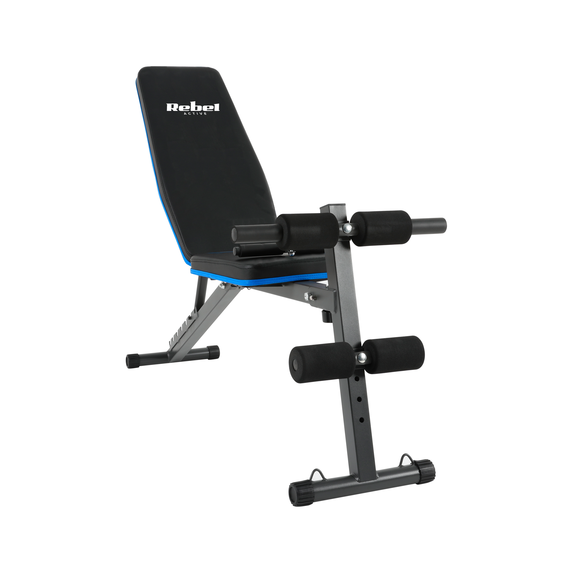 Похила Тренувальна Лава Rebel Active RBA-2003 — З Фіксаторами для Ніг та Гумками для Багаторівневого Тренінгу - Зображення 2