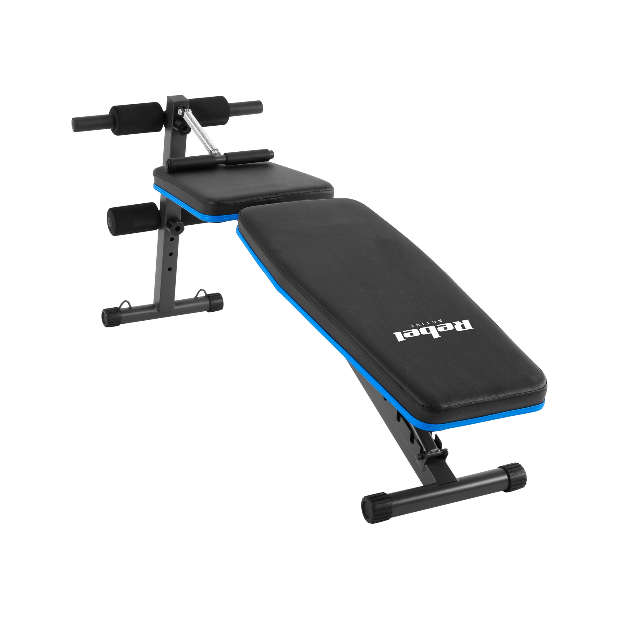 Похила Тренувальна Лава Rebel Active RBA-2003 — З Фіксаторами для Ніг та Гумками для Багаторівневого Тренінгу - Зображення 6