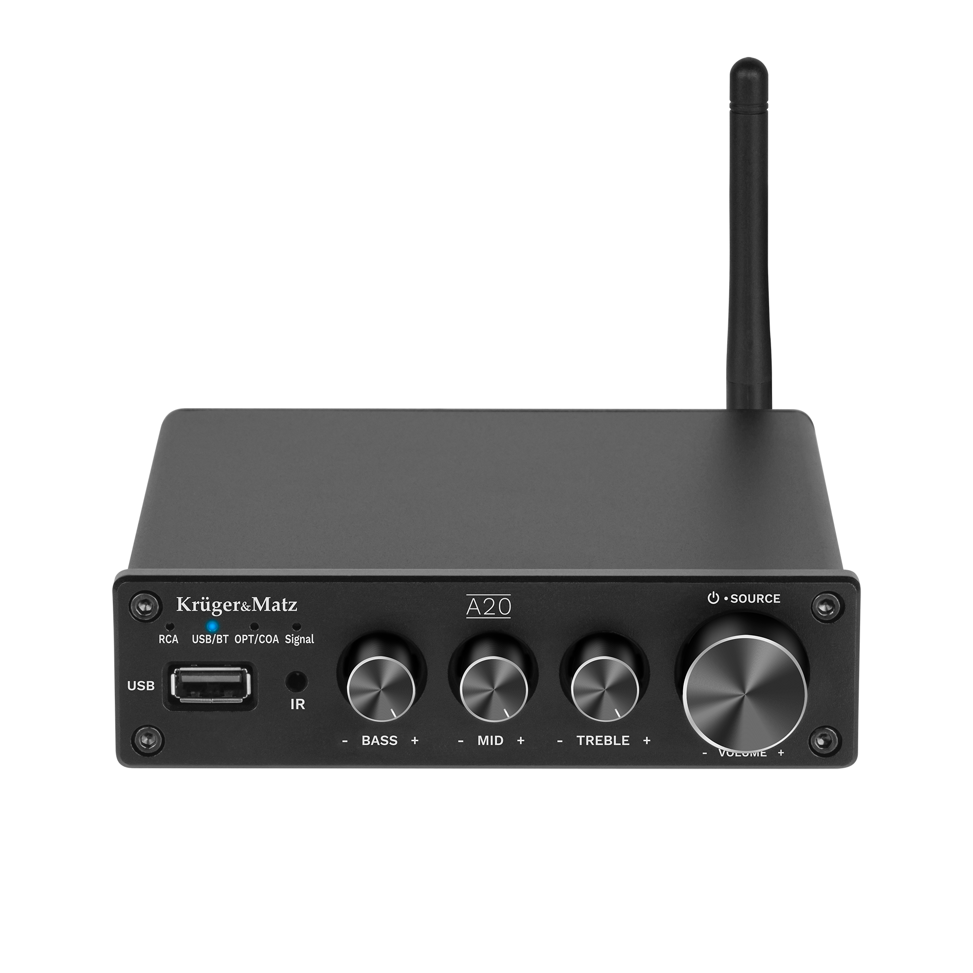 Стереопідсилювач Kruger&Matz A20 — Збалансоване Підсилення для Домашніх HiFi Систем - Зображення 3