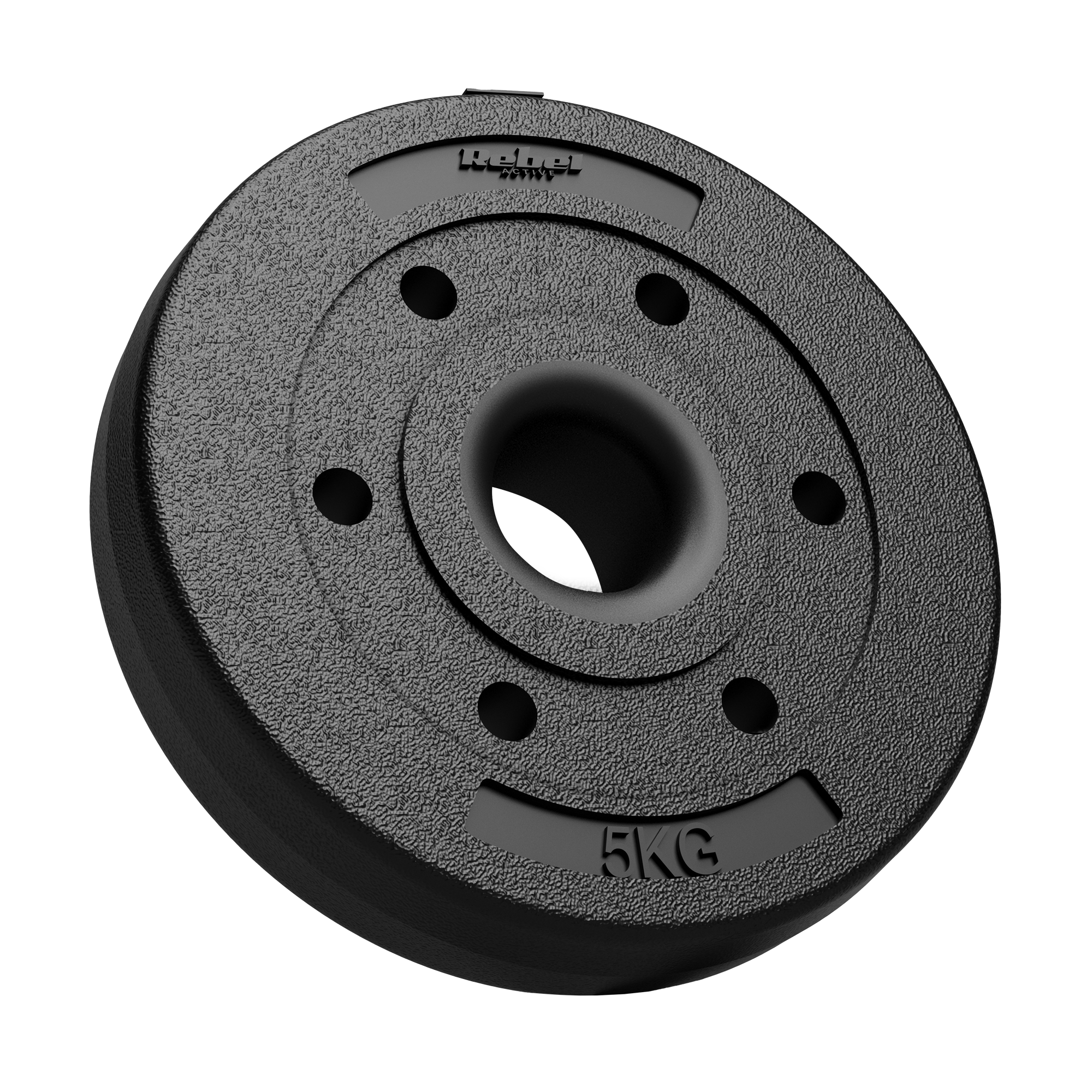Набір Бітумних Гир Rebel Active RBA-2138 — 4×5 кг для Рівномірного Розподілення Навантаження - Зображення 2