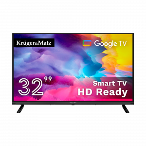Smart TV 32" Kruger&Matz Google TV — Стриманий Розмір і Потужний Функціонал