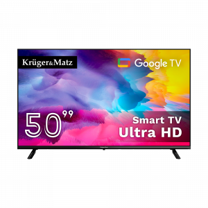 Smart TV 50" Kruger&Matz Google TV — Мультимедіа Центр з Доступом до Google Play