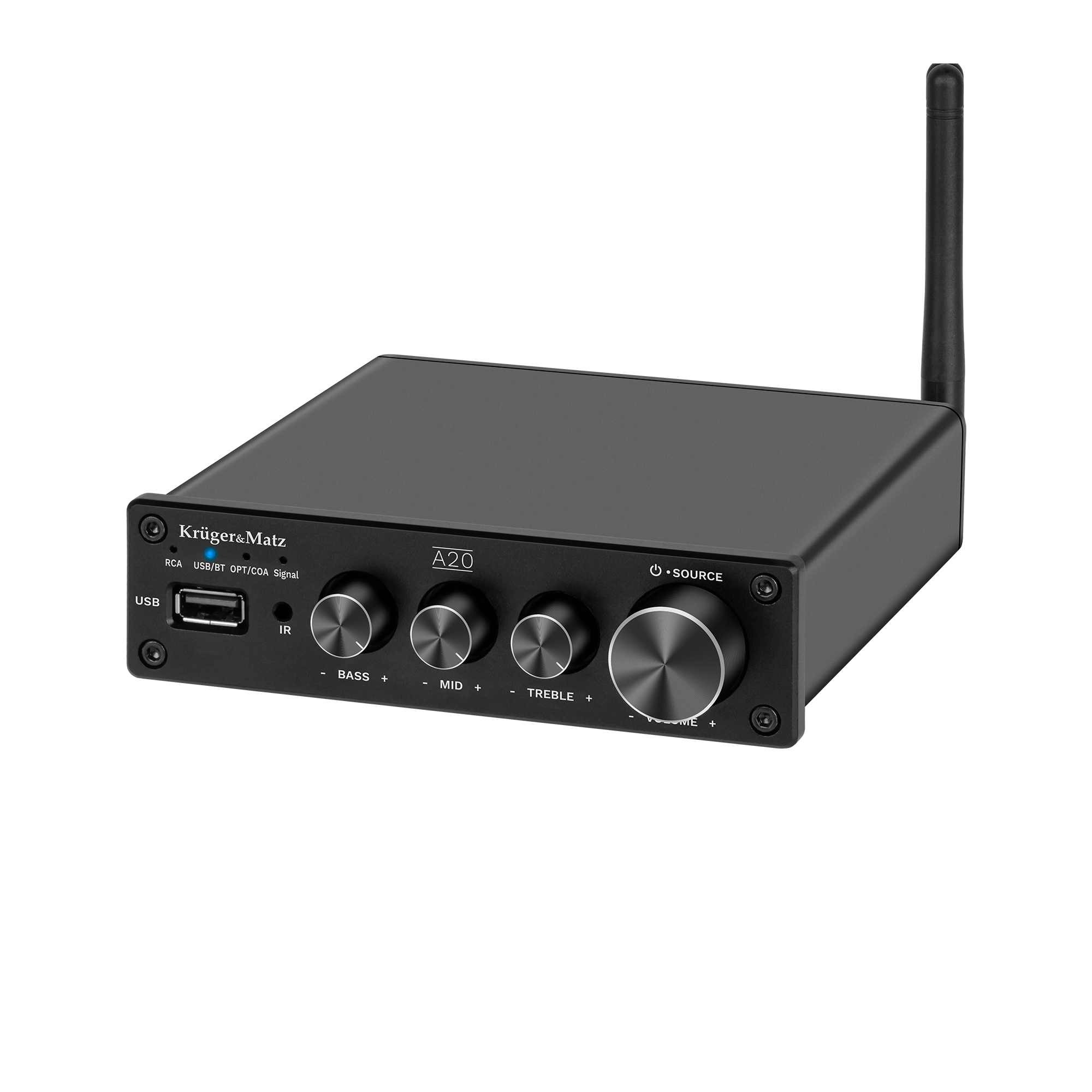 Стереопідсилювач Kruger&Matz A20 — Збалансоване Підсилення для Домашніх HiFi Систем