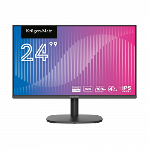 Монітор Kruger&Matz 24" Full HD IPS — Чітке Зображення і Якісний Звук для Офісу та Дому