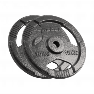 Набір Гир 2×10 кг з Чавуну Rebel Active RBA-2135 — Компактна Модель з Комфортним Захопленням