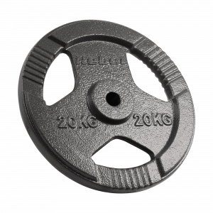 Чавунний Вантаж 20 кг з Ручкою Rebel Active RBA-2137 — Зручне Тренування з Ергономічним Захватом