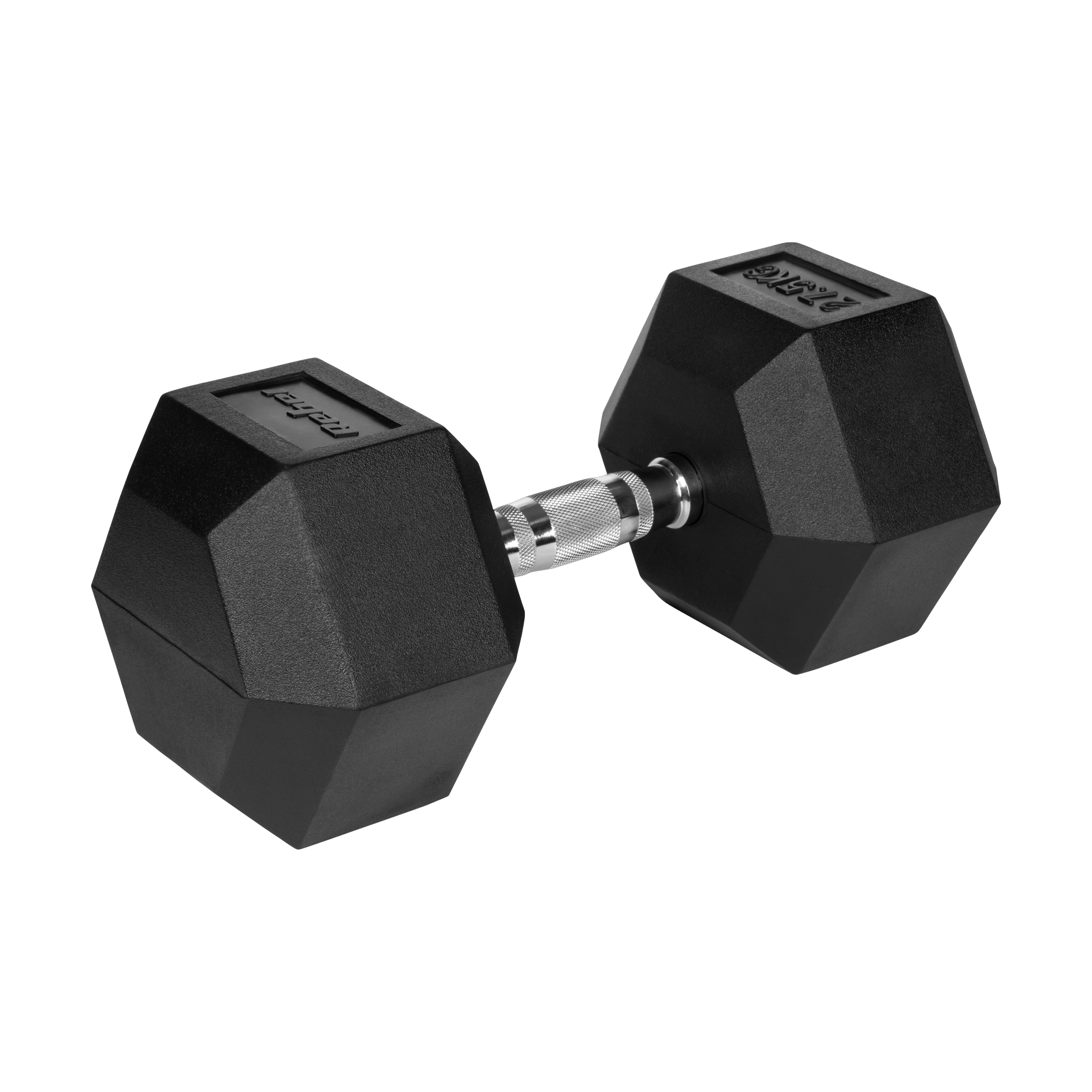 Гантель HEX 27,5 кг Rebel Active RBA-2325-27.5 — Прогумований Чавун для Тренування М’язів