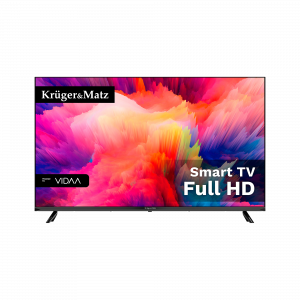 Телевізор Smart 43" Kruger&Matz KM0243FHD-V2 — Full HD і Інтелектуальне Керування