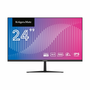 Монітор Kruger&Matz 24" IPS 100Hz — Компактне Рішення з Якісним Зображенням та Звуком