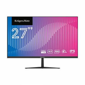 Монітор Kruger&Matz 27" IPS 100Hz — Full HD Дисплей із Вбудованими Динаміками