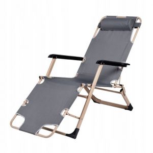 Алюмінієвий Шезлонг VELACO HAVEN-GR Сірий — Легкий, Міцний та Стильний Вибір для Відпочинку
