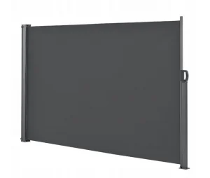 Бічний Маркіз LUARO KX3219 1,8×4 м — Рулонний Параван Сірого Кольору з Монтажними Болтами