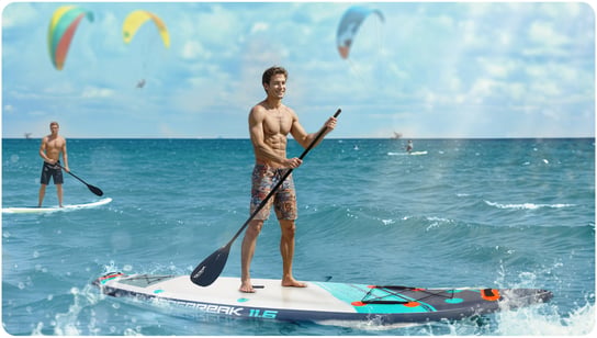SUP-дошка Neo-Sport Reefbreak 170302 350×81×15 см — Оптимальна Модель для Серферів-початківців - Зображення 8