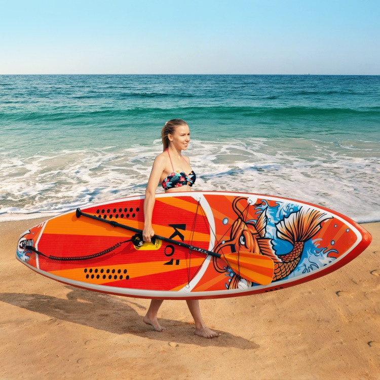 SUP-дошка FunWater KOI GALAXIA 350 см — З Рюкзаком та Трьома Ластами для Комплексу Активностей - Зображення 2