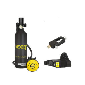 Дайвінг-Набір DIDEEP 1 L Чорний — Комплект для Безпечних Підводних Пригод