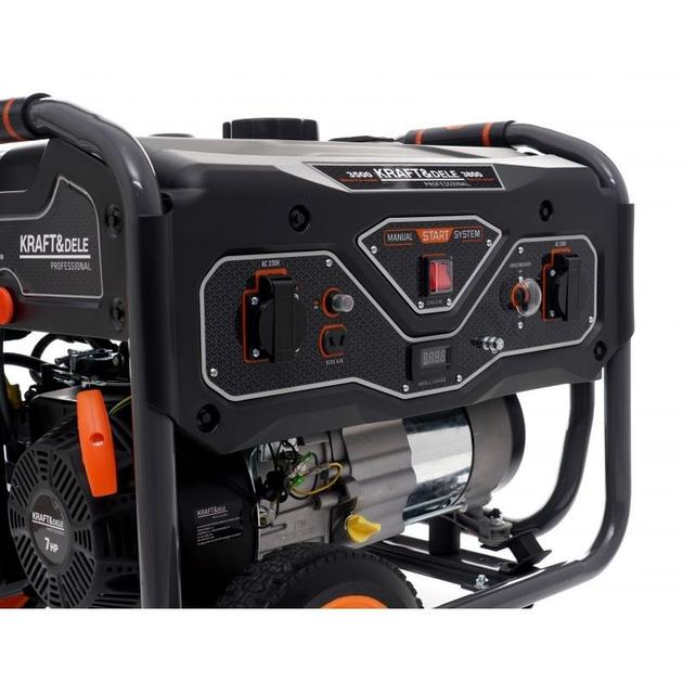 Генератор Бензиновий Kraft&Dele KD695 3500W - Потужне Джерело Енергії для Великої Потреби - Зображення 5