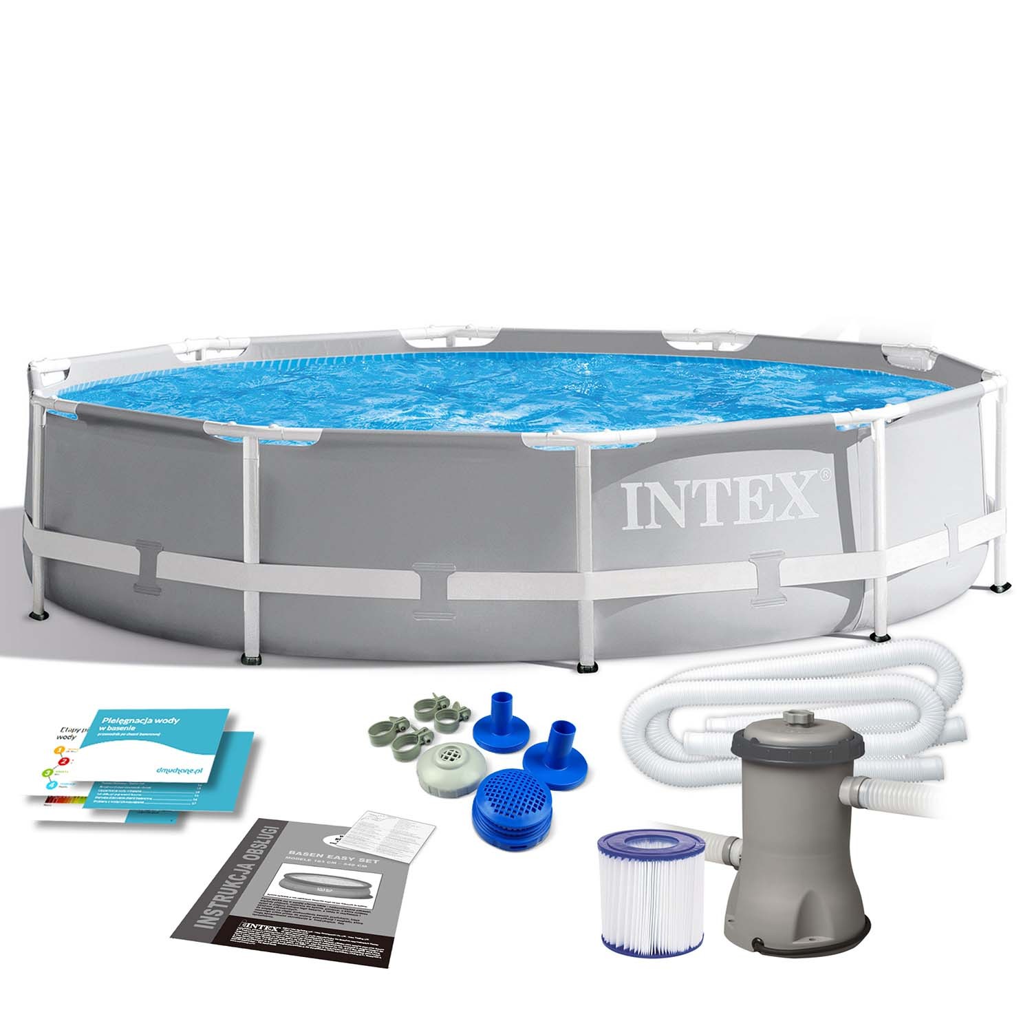 Каркасний Басейн Intex 26702 3в1 305×76 см — Універсальний Відпочинок та Охолодження для Родини