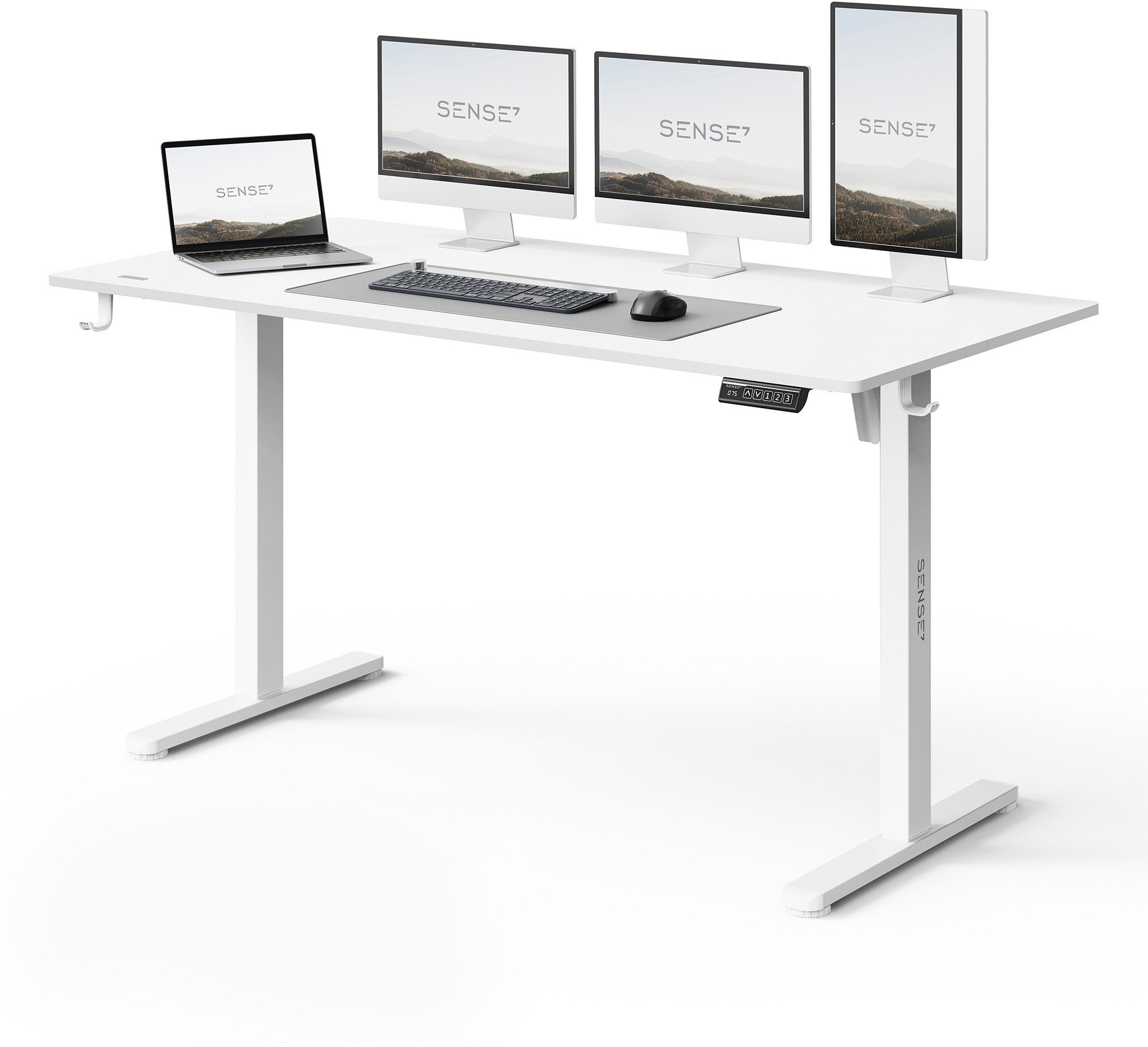 Геймерський стіл SENSE7 Nojo LIGHT 140 см x 70 см ( White )