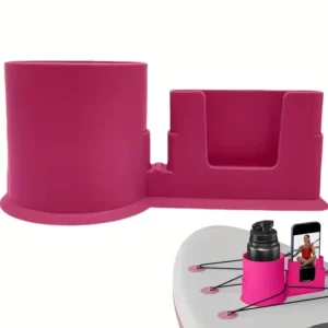 Багатофункціональний тримач для напоїв та телефону на SUP рожевий