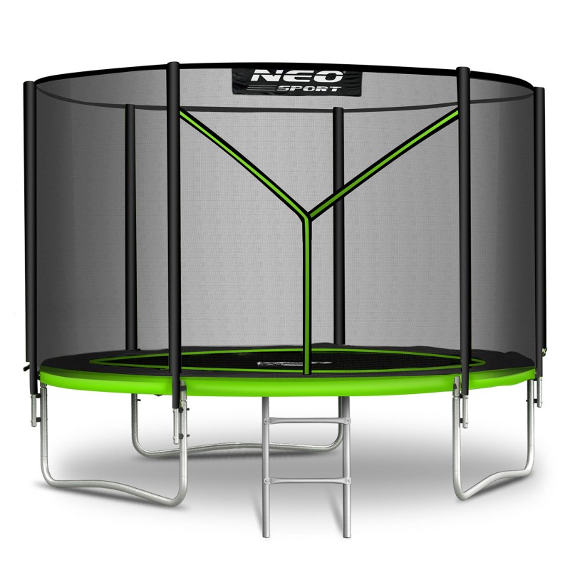 Батут Neo-Sport 8ft 252 см з NS-08z231 Драбинка і Захисна Сітка Зовнішня