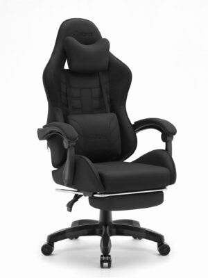 Ігрове крісло Cabro C501 чорне-тканина