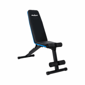 Похила тренажерна лава REBEL ACTIVE з фіксатором ніг RBA-2002