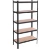 Стелаж металевий SPRINGOS HA5261 5 полиць 150x75x30 см