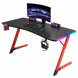 Ігровий стіл світлодіодний Ekspand BG01-120 чорний/червоний