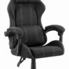 Геймерське крісло Hell's Chair HC-1014 Black White тканина